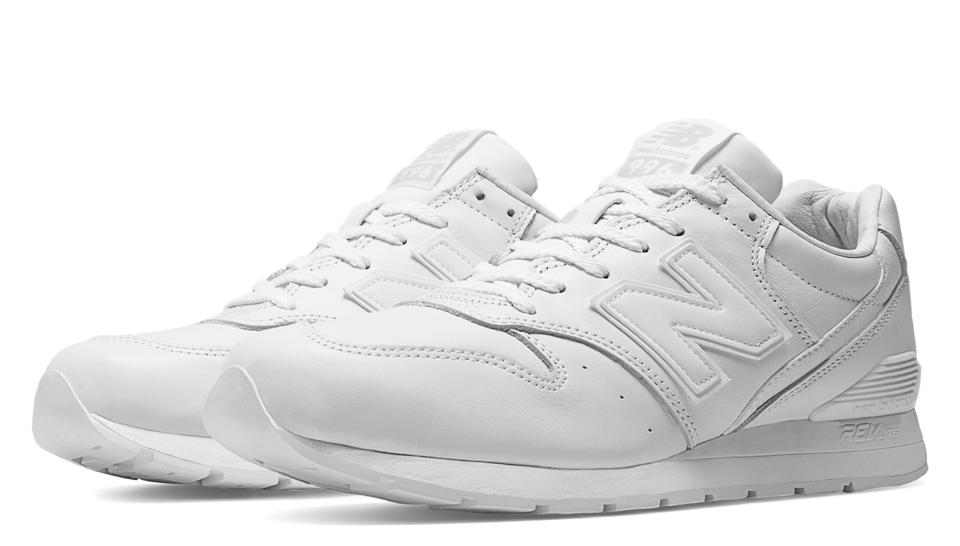 new balance cuir blanc femme